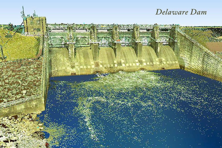 Delaware Dam 3D HDS Scan